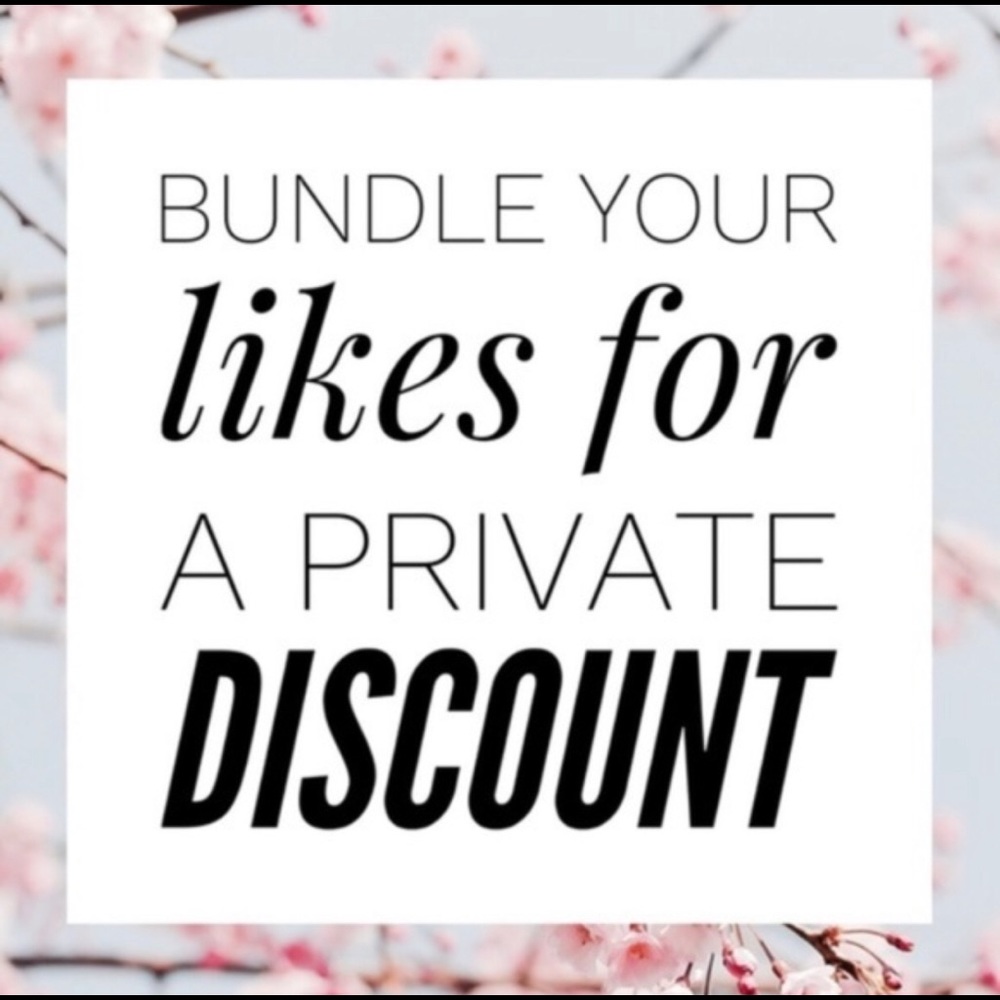Bundle for savings on shipping & multiple items.